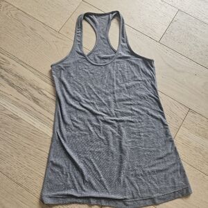 lululemon athletica Gray Racerback Tank Top
